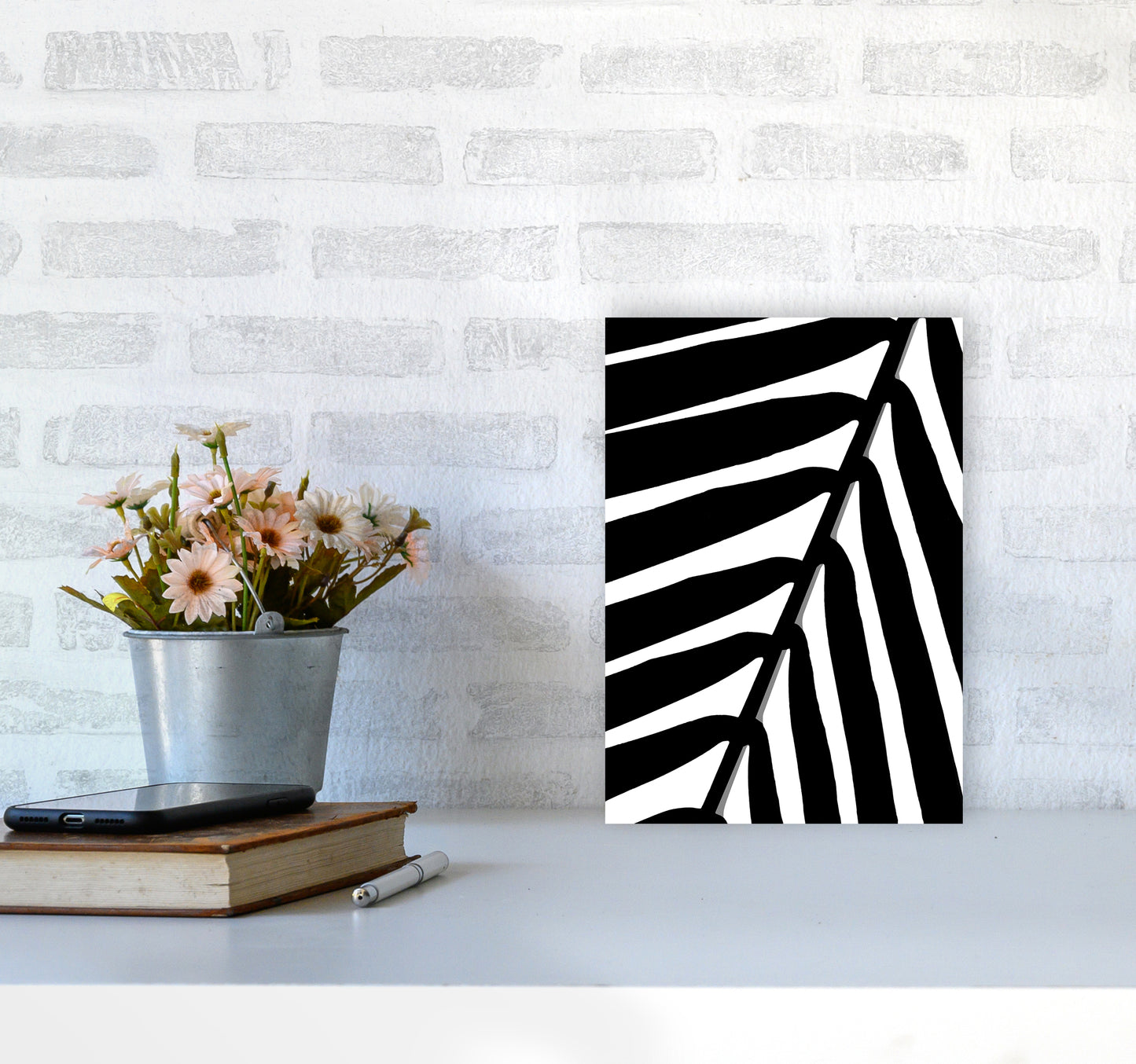 Botanical Shade Photography Print by Victoria Frost A4 Black Frame