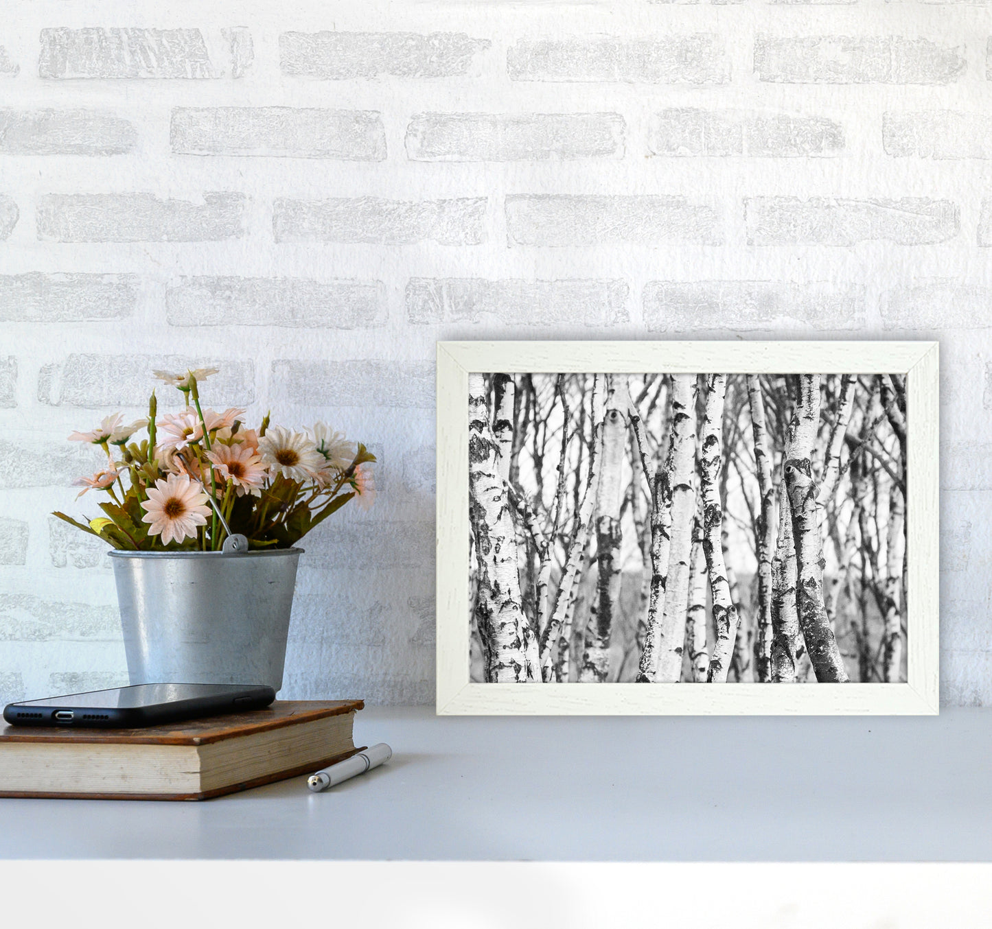 Off the beaten path Photography Print by Victoria Frost A4 Oak Frame