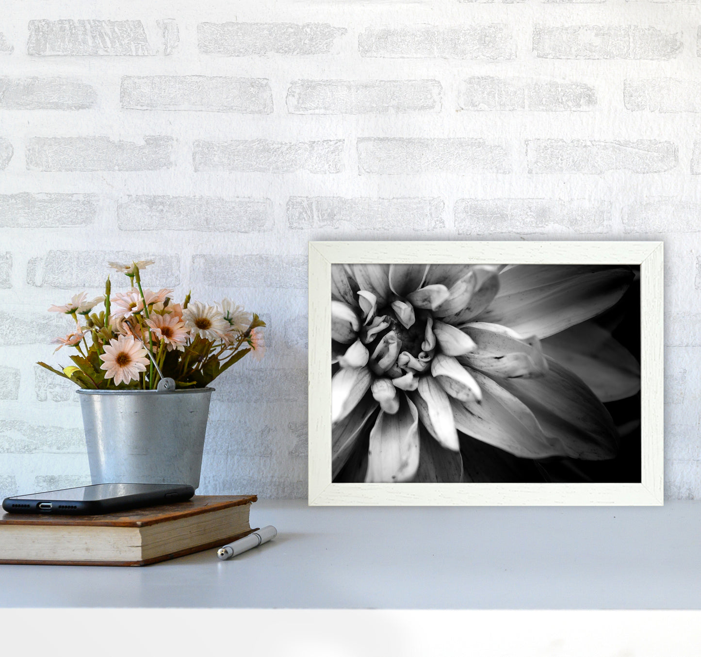 Flower Petals I Photography Print by Victoria Frost A4 Oak Frame