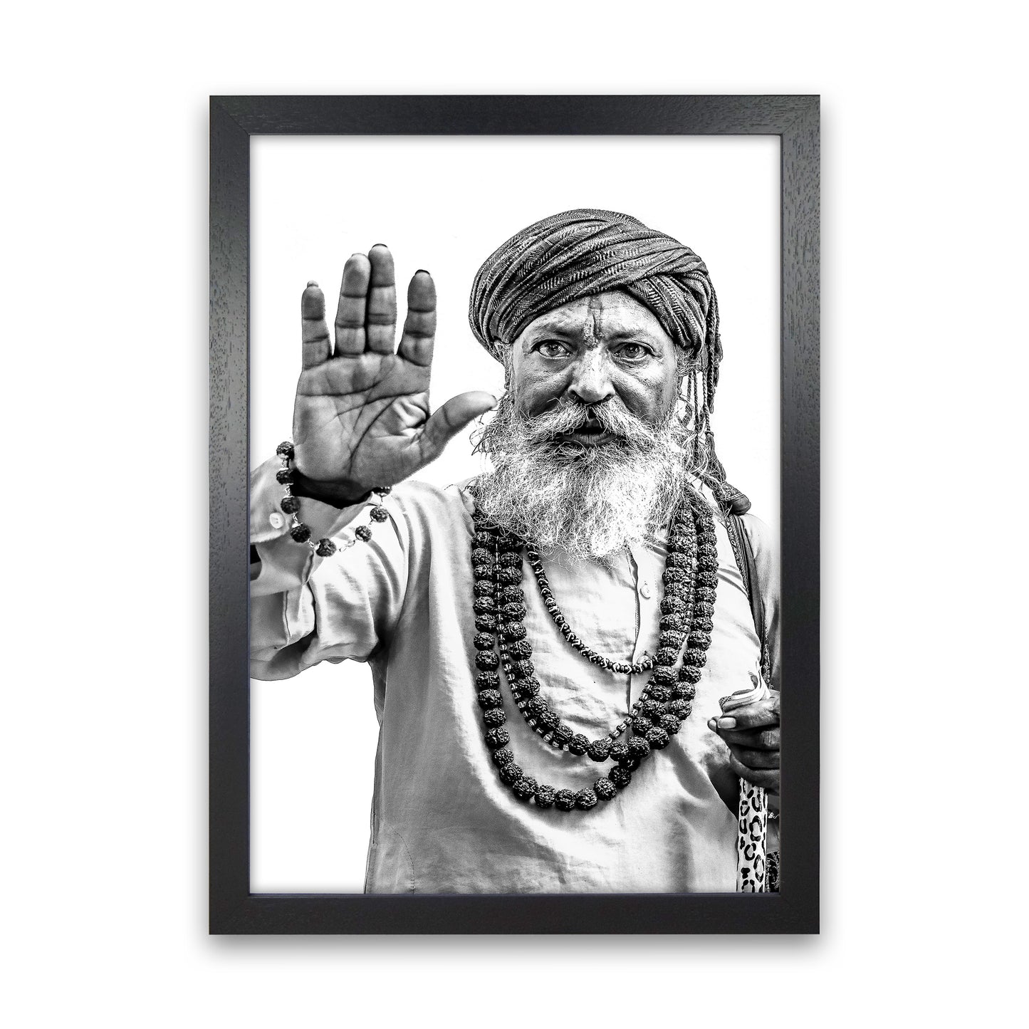 Portrait II Photography Print by Victoria Frost Black Grain