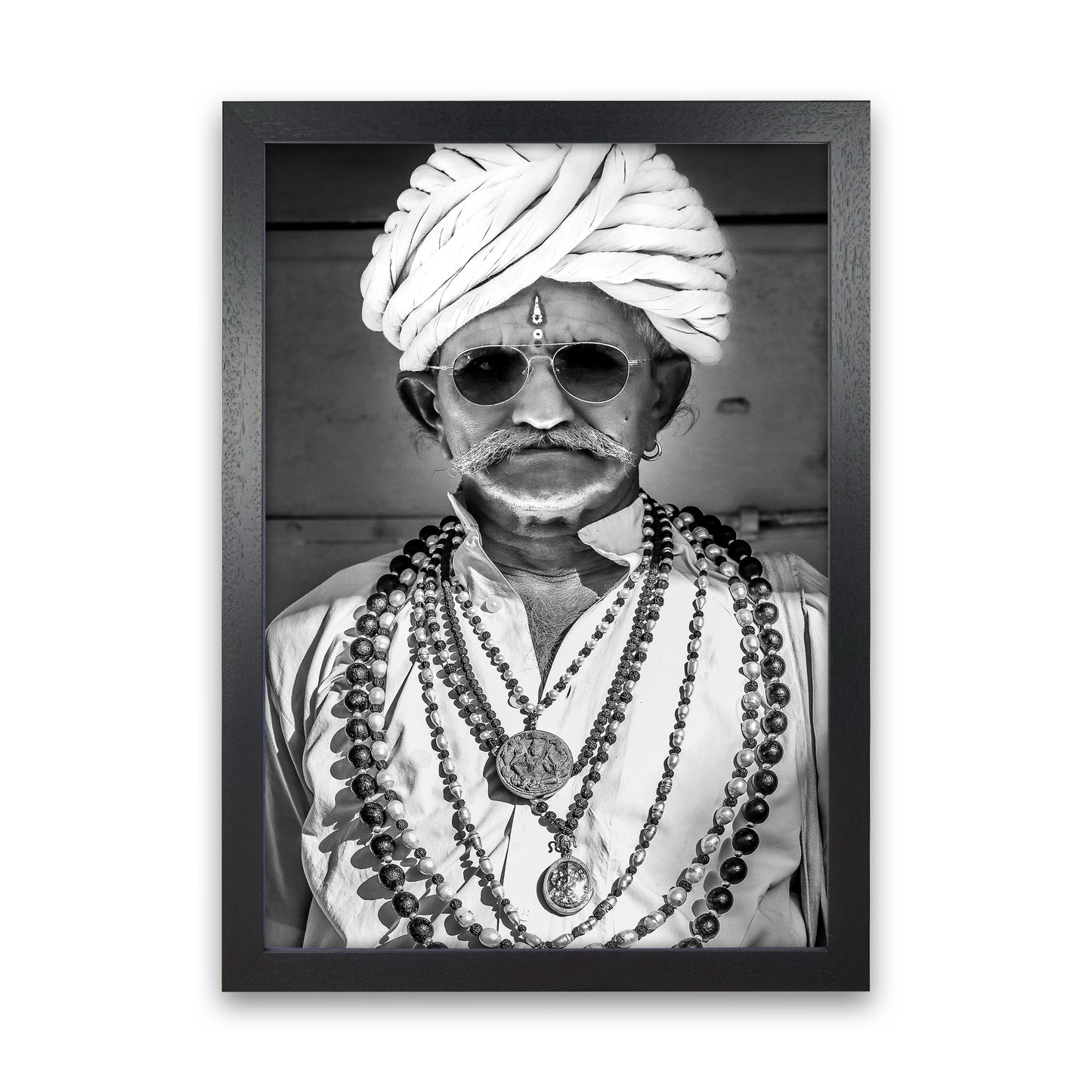 Portrait I Photography Print by Victoria Frost Black Grain