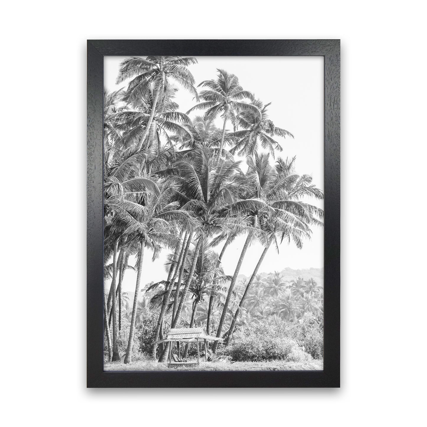 Jungle II Photography Print by Victoria Frost Black Grain