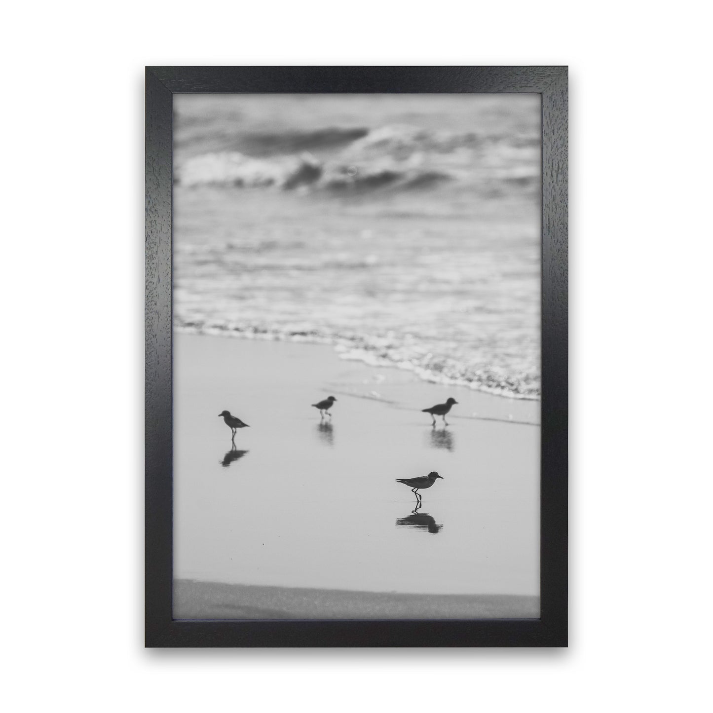 Beach Club Photography Print by Victoria Frost Black Grain