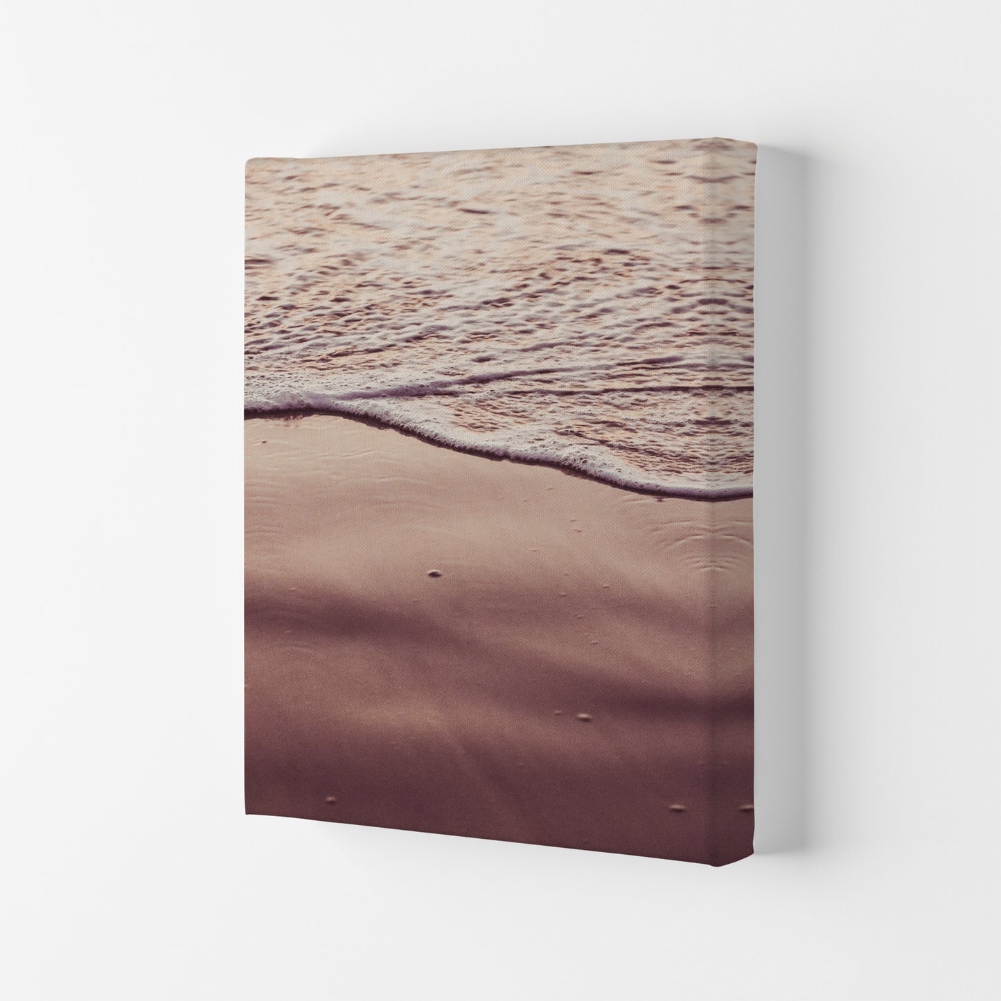 Sunset Waves Photography Print by Victoria Frost Canvas