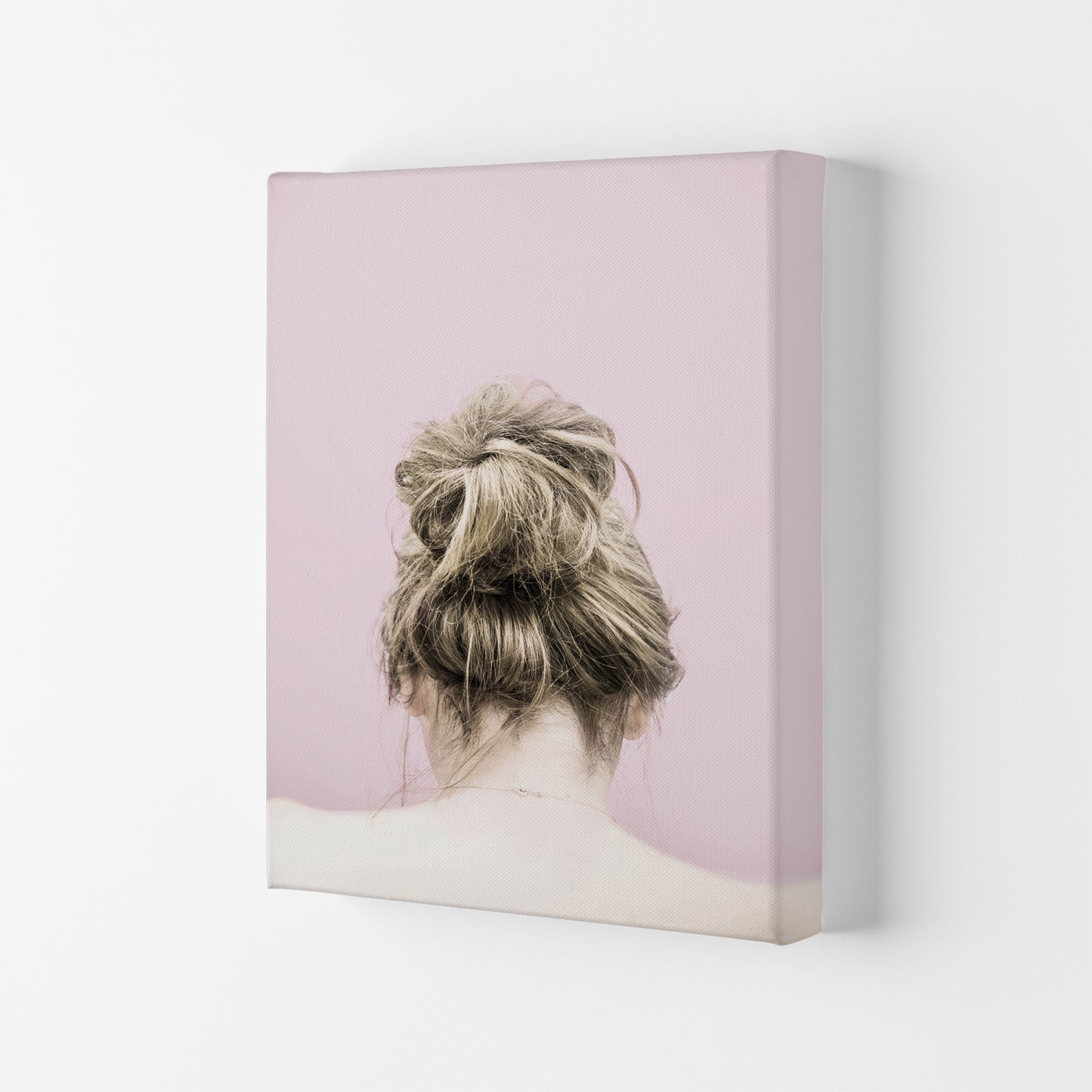 Pink Francesca Photography Print by Victoria Frost Canvas
