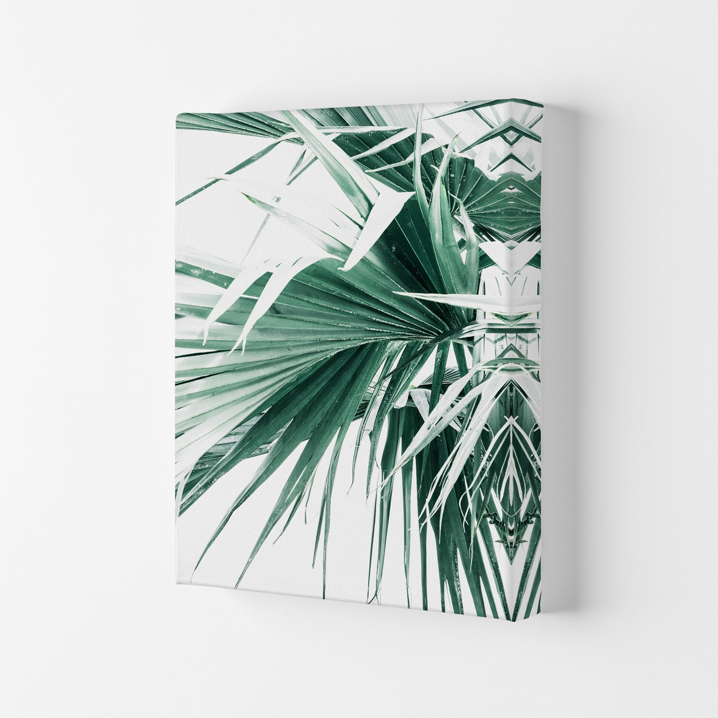 Palm Leaves Photography Print by Victoria Frost Canvas