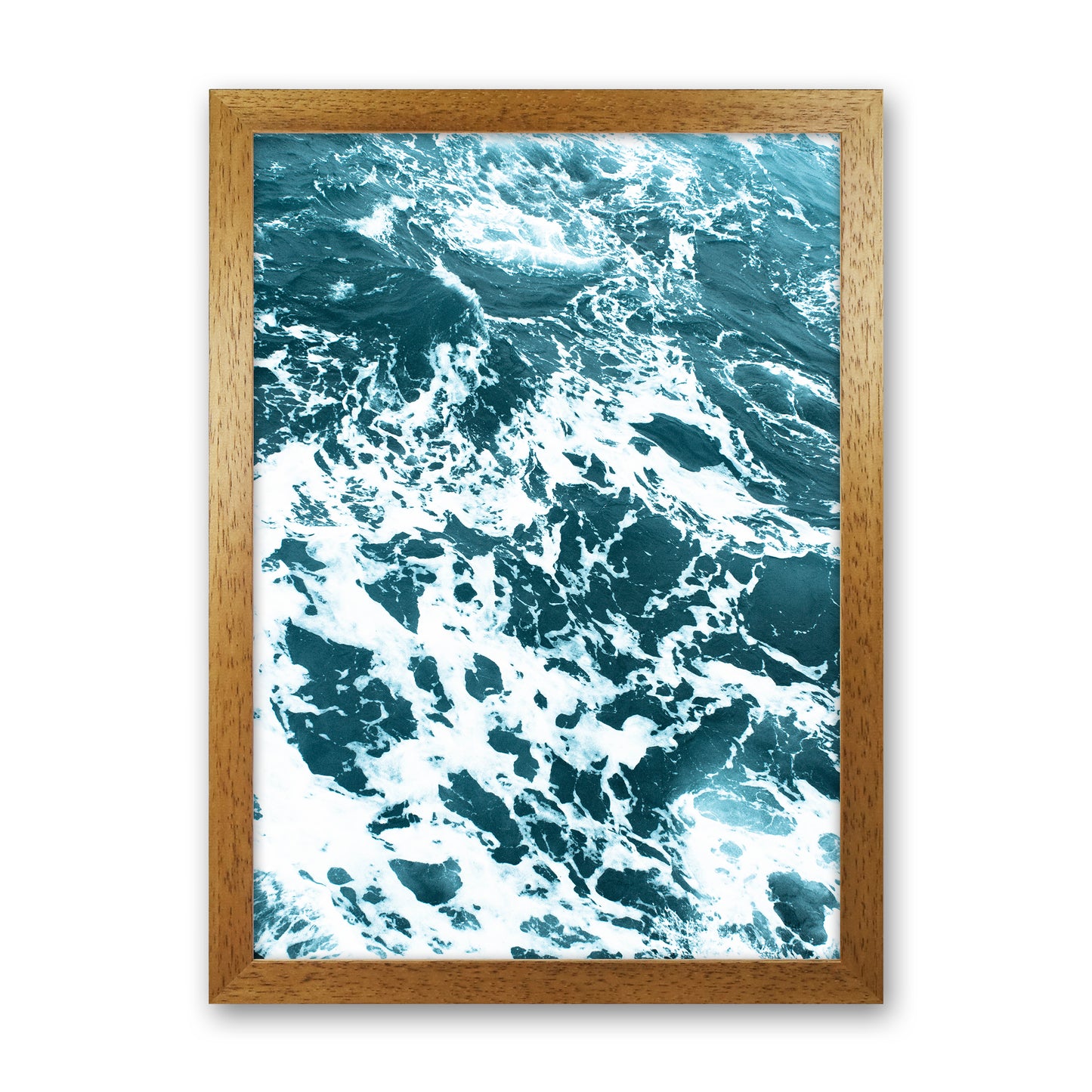 Blue Ocean Photography Print by Victoria Frost Oak Grain