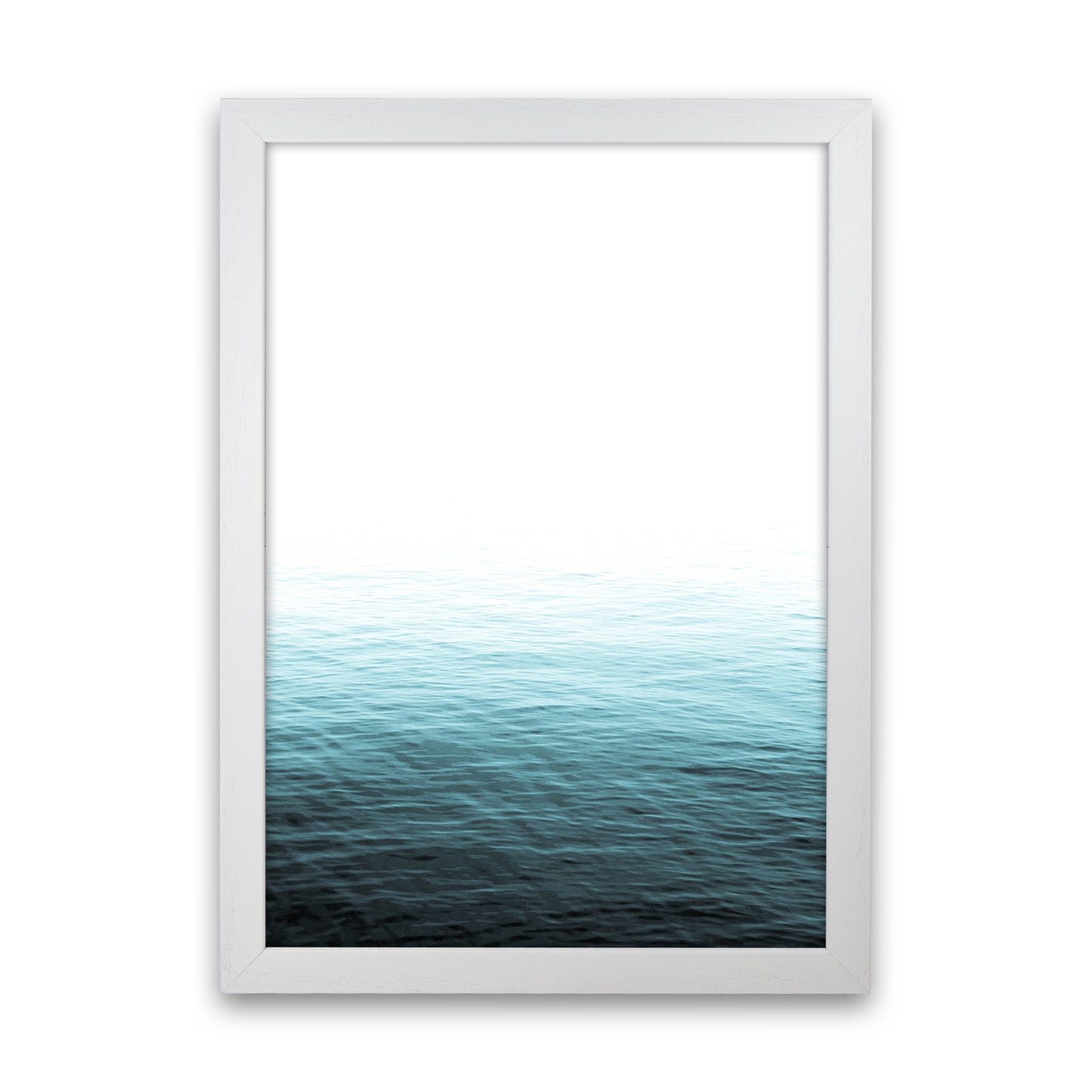 Vast Blue Ocean Photography Print by Victoria Frost White Grain