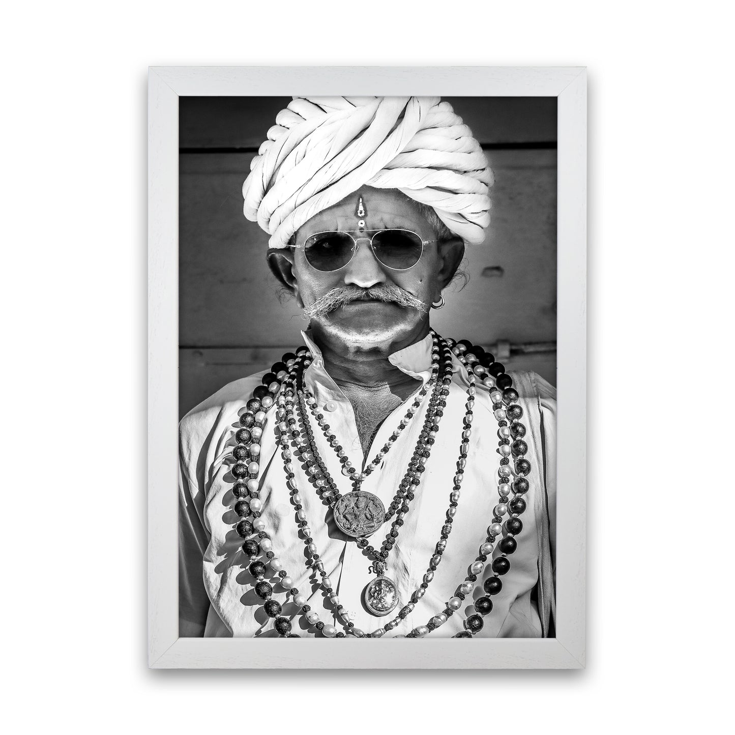 Portrait I Photography Print by Victoria Frost White Grain