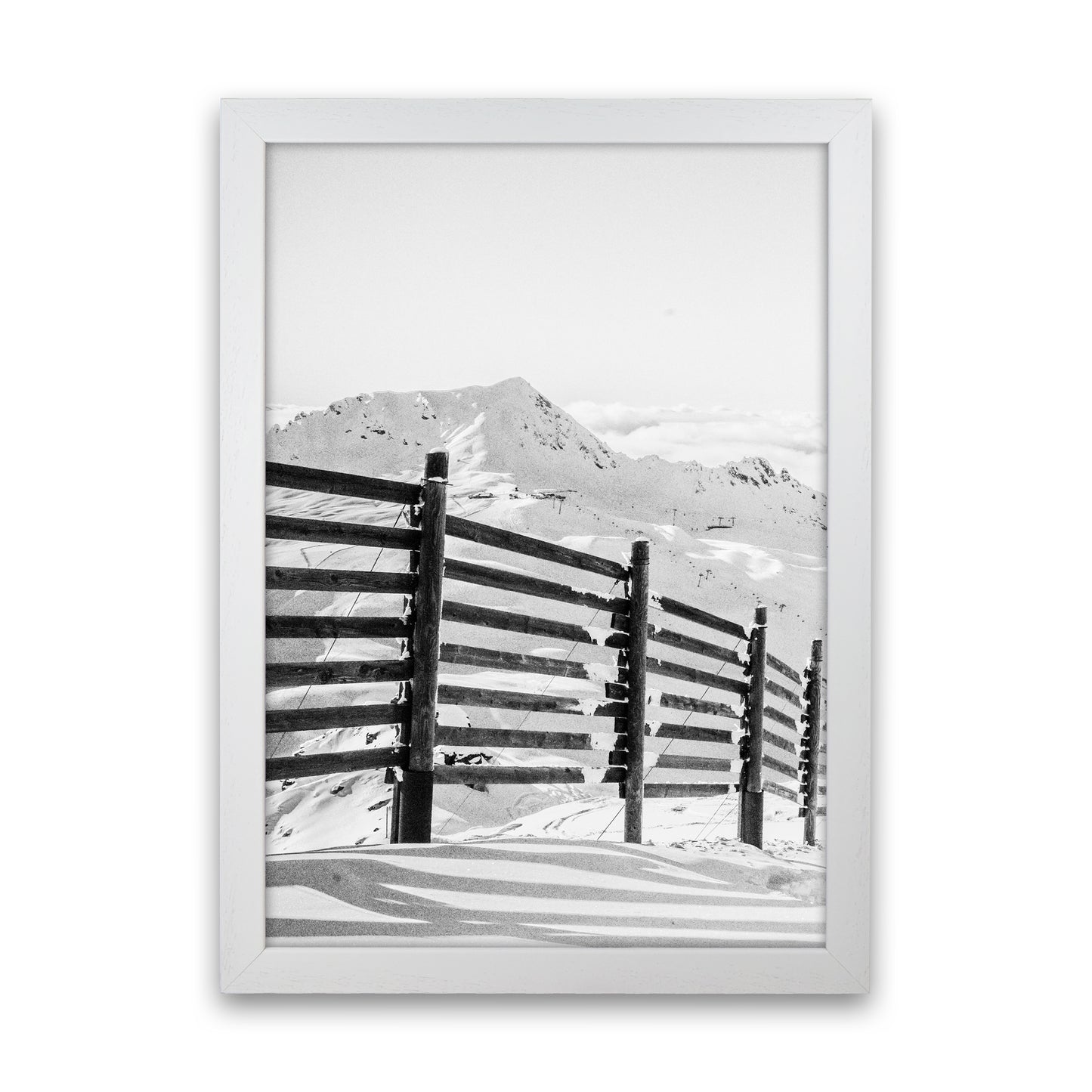 Going down the Mountain Photography Print by Victoria Frost White Grain