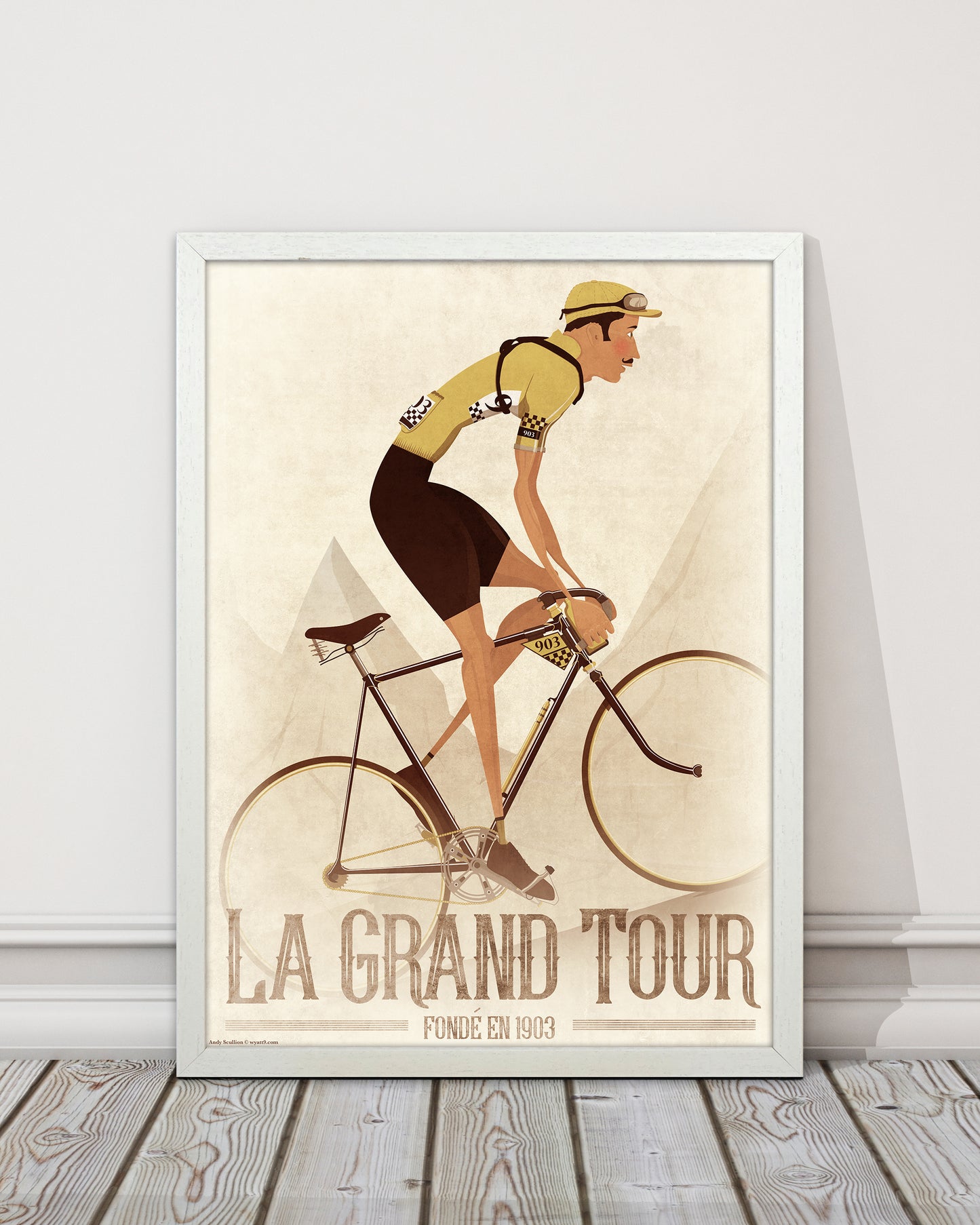 Vintage Cyclist by Wyatt9