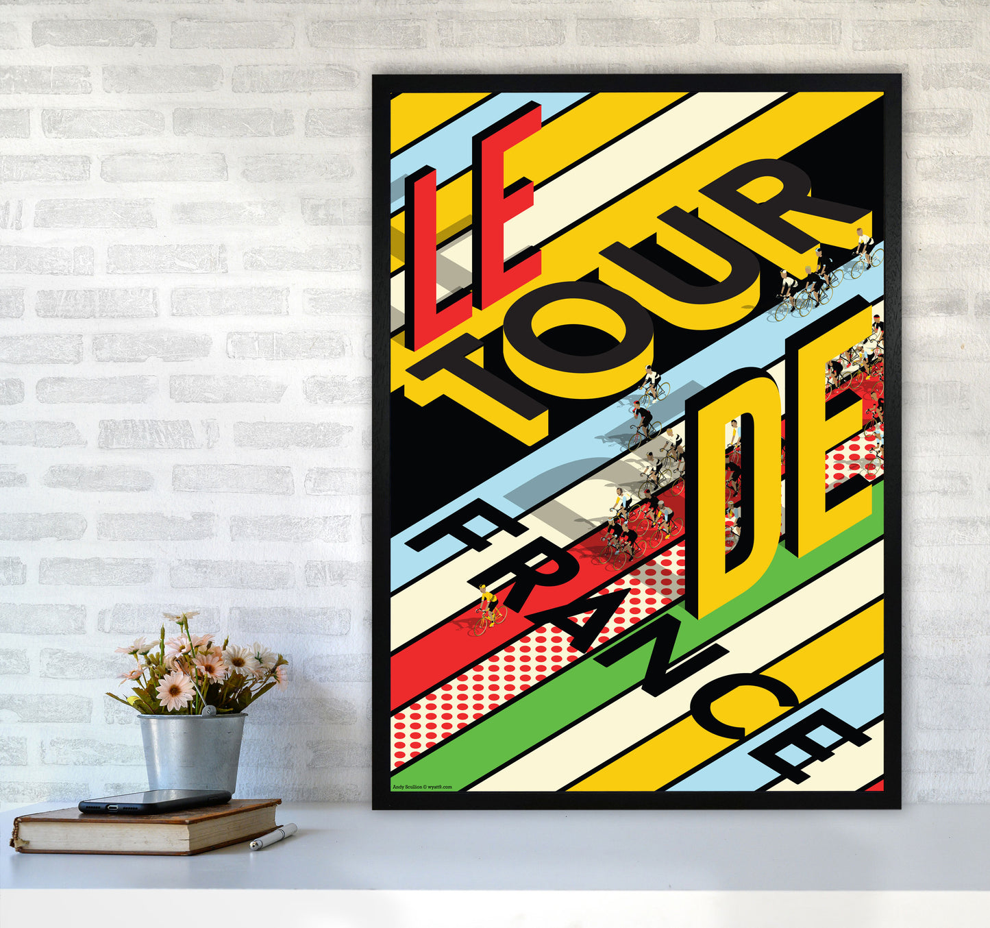 TDF Isometric by Wyatt9 A1 White Frame