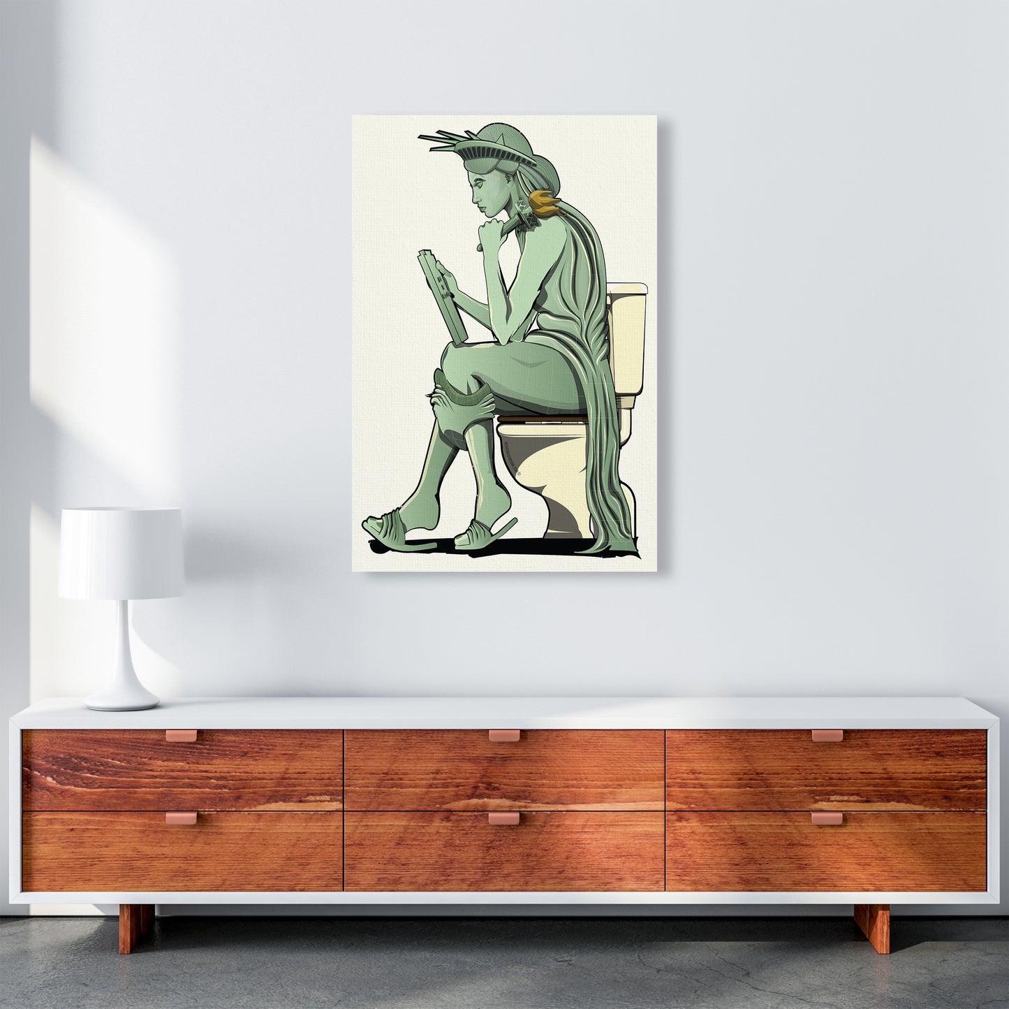 Statue of Liberty Loo by Wyatt9 A1 Canvas