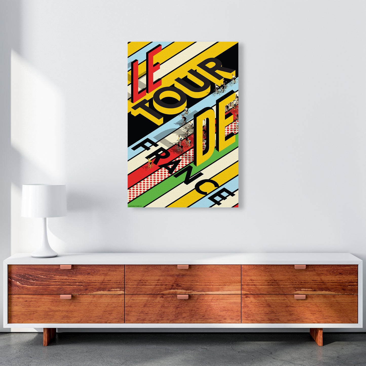 TDF Isometric by Wyatt9 A1 Canvas