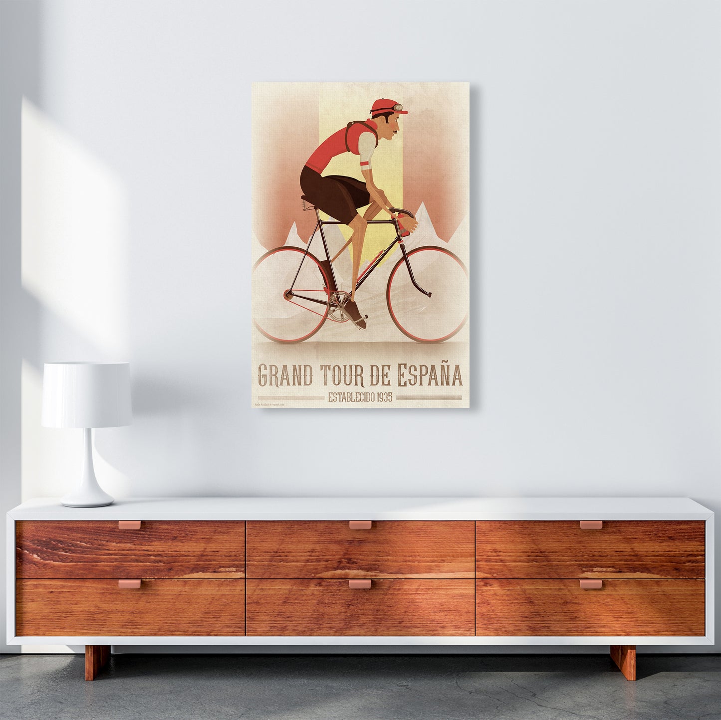 Vintage Spanish Tour by Wyatt9 A1 Canvas