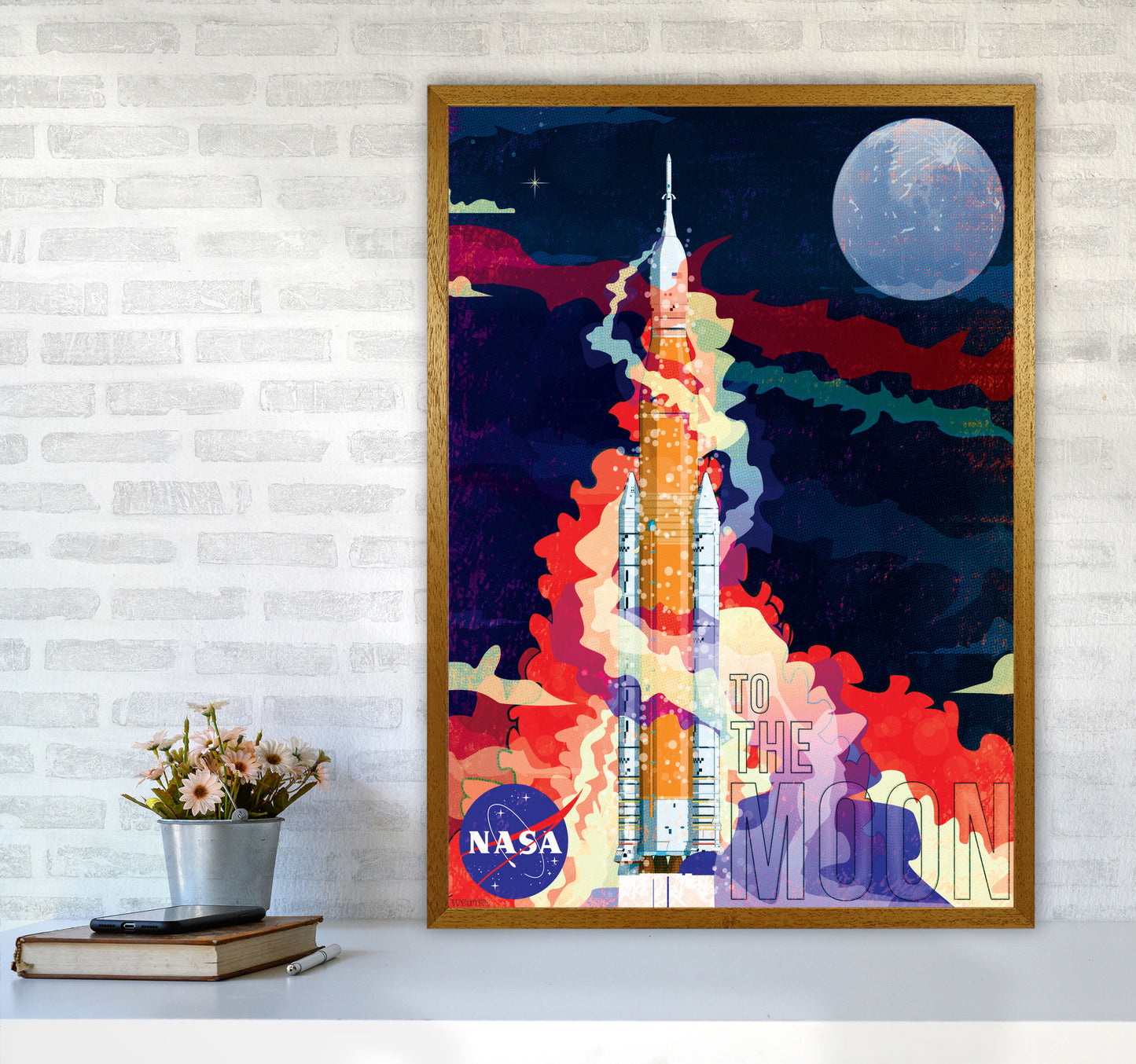 SLS Retro Print by Wyatt9 A1 Print Only