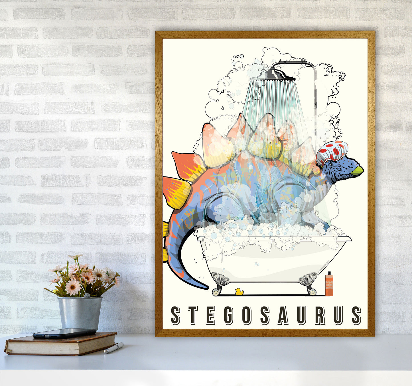 Steg Bathroom Print by Wyatt9 A1 Print Only