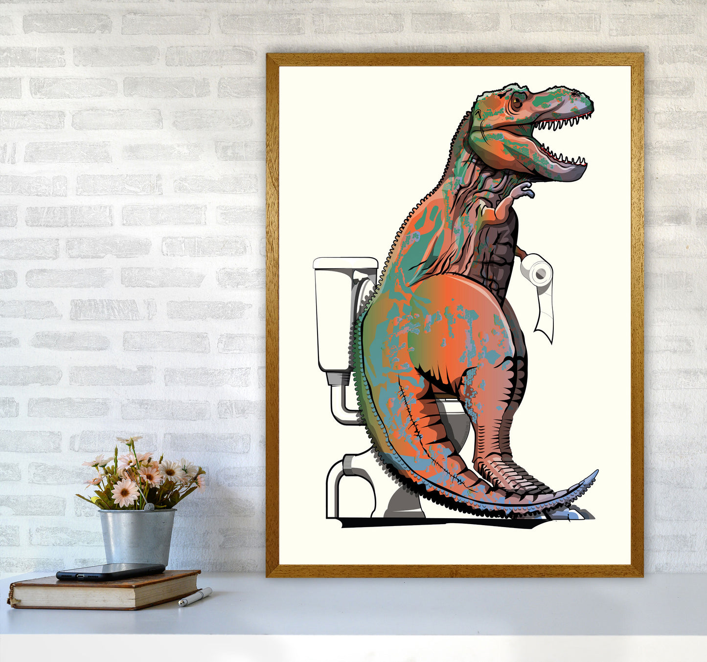 Trex Toilet Bathroom by Wyatt9 A1 Print Only
