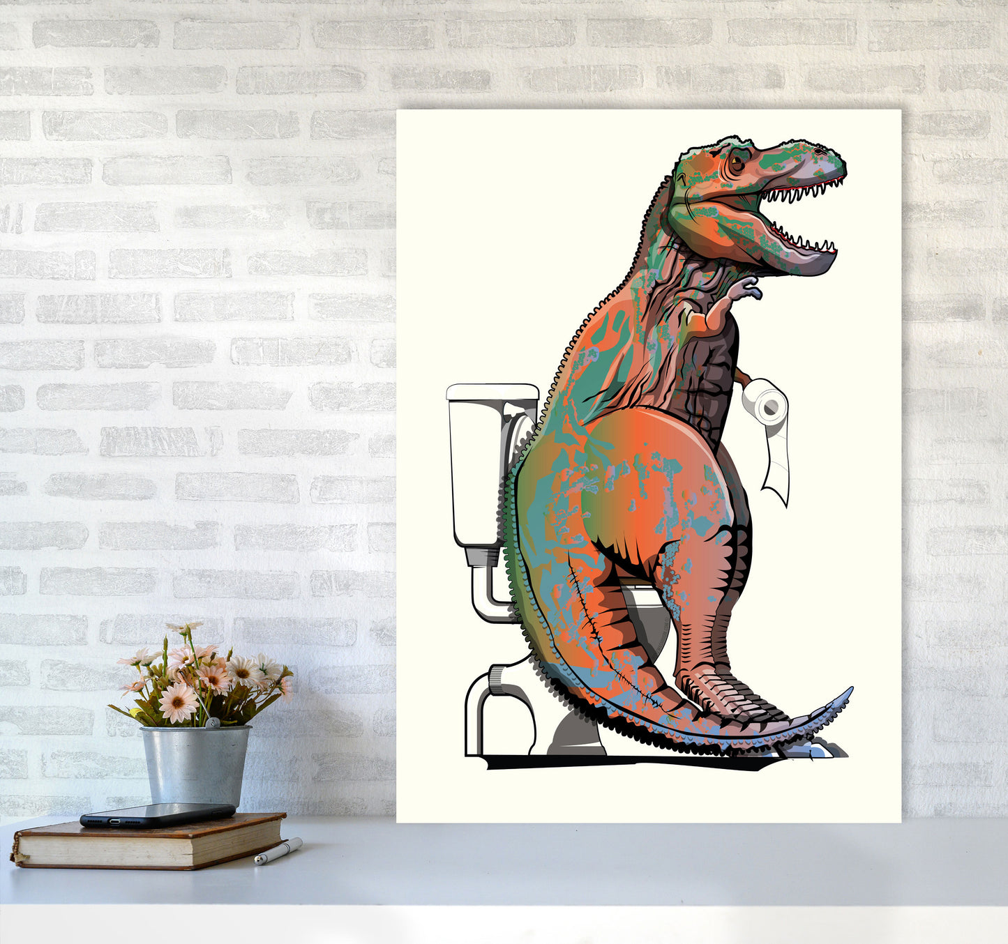 Trex Toilet Bathroom by Wyatt9 A1 Black Frame