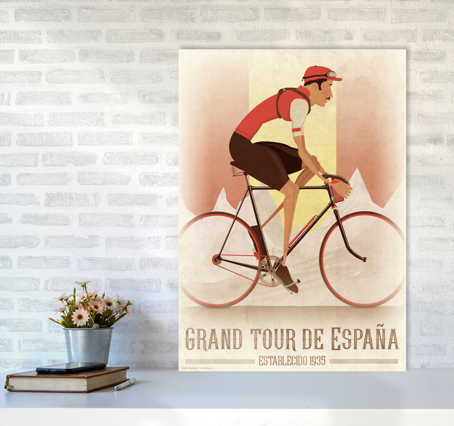 Vintage Spanish Tour by Wyatt9 A1 Black Frame