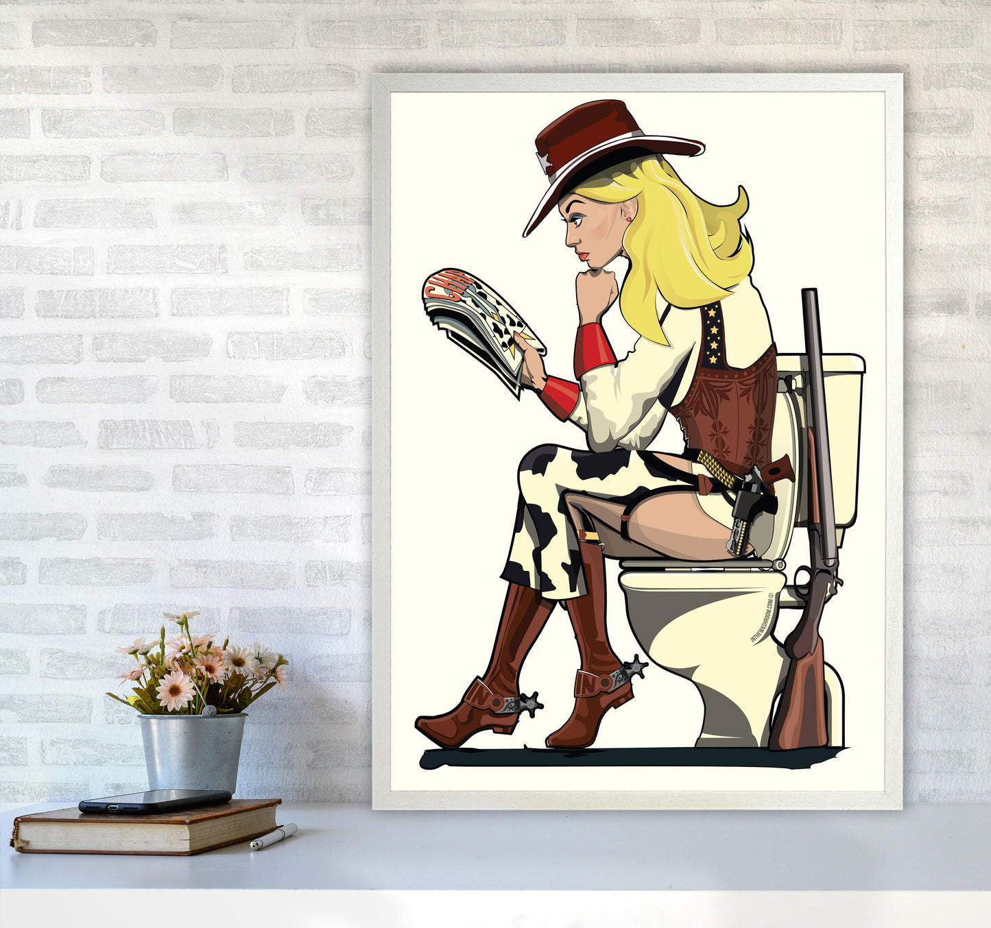Cowgirl by Wyatt9 A1 Oak Frame