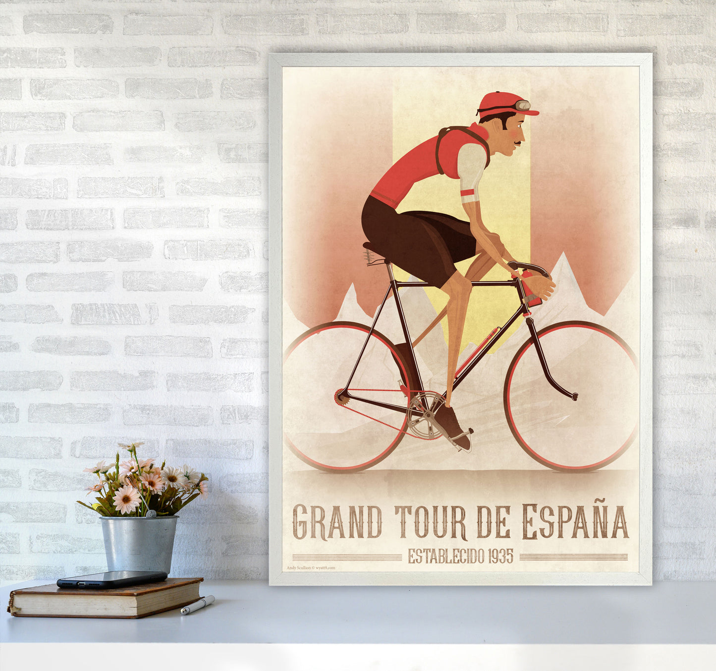 Vintage Spanish Tour by Wyatt9 A1 Oak Frame