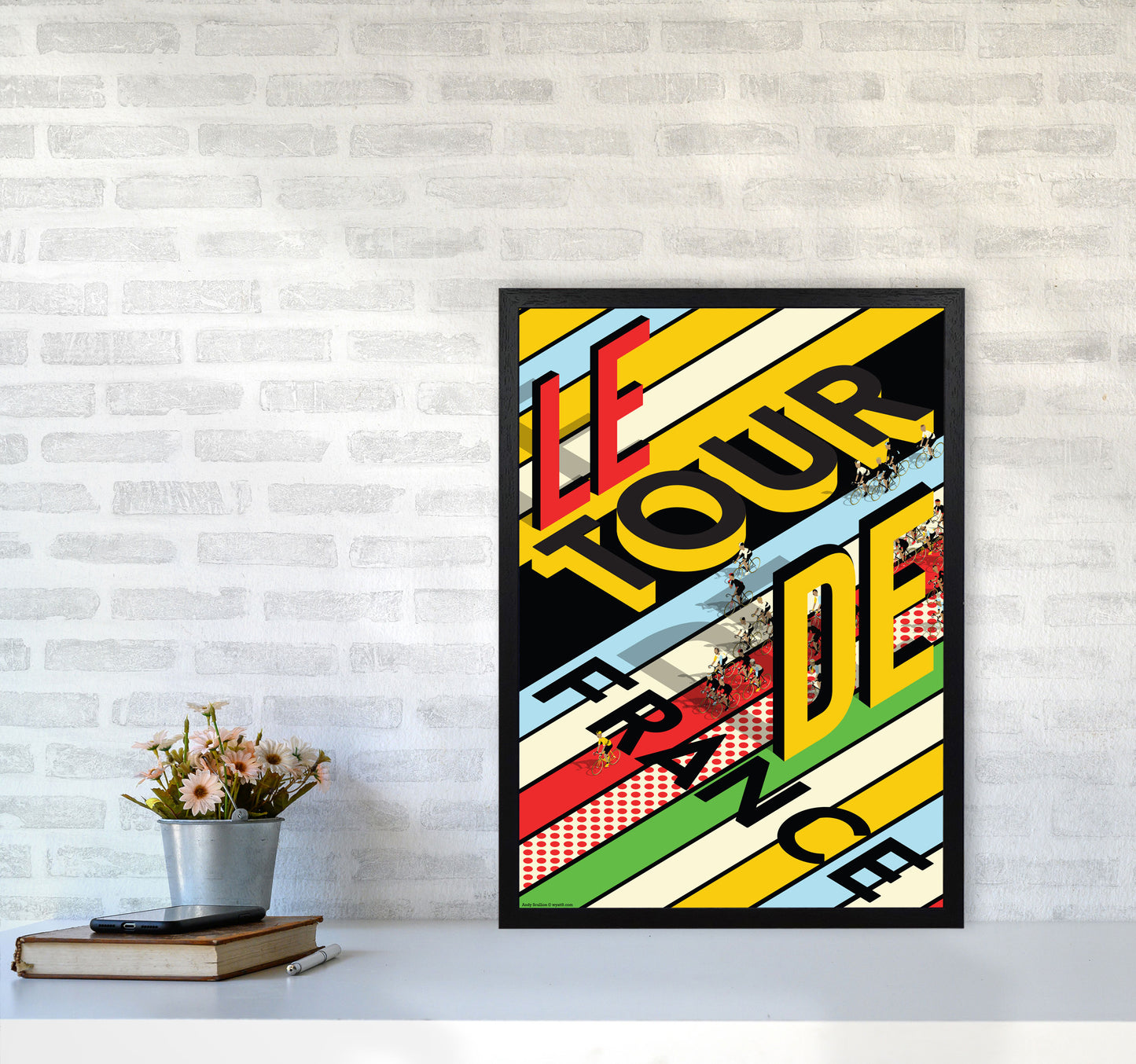 TDF Isometric by Wyatt9 A2 White Frame