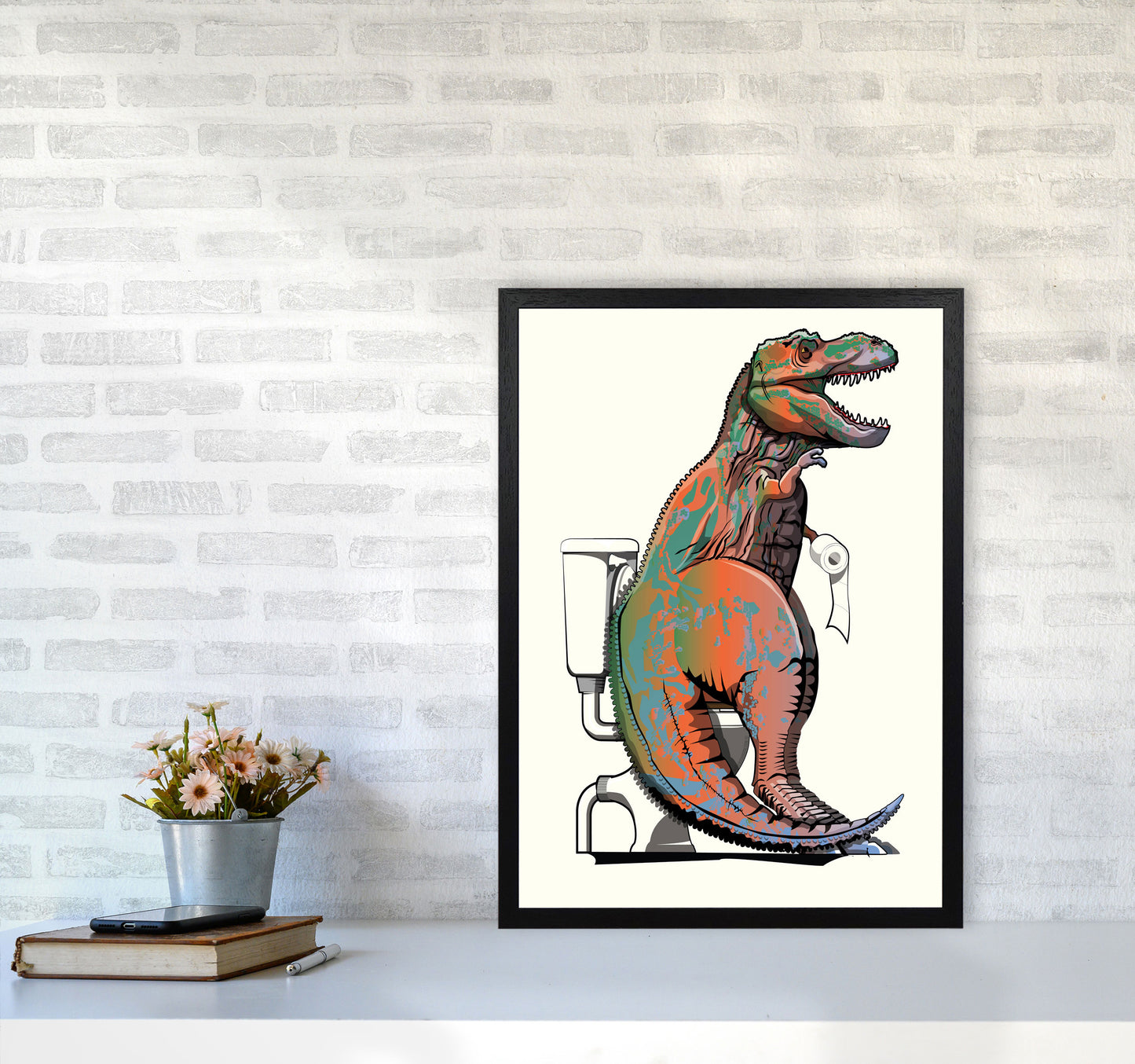 Trex Toilet Bathroom by Wyatt9 A2 White Frame