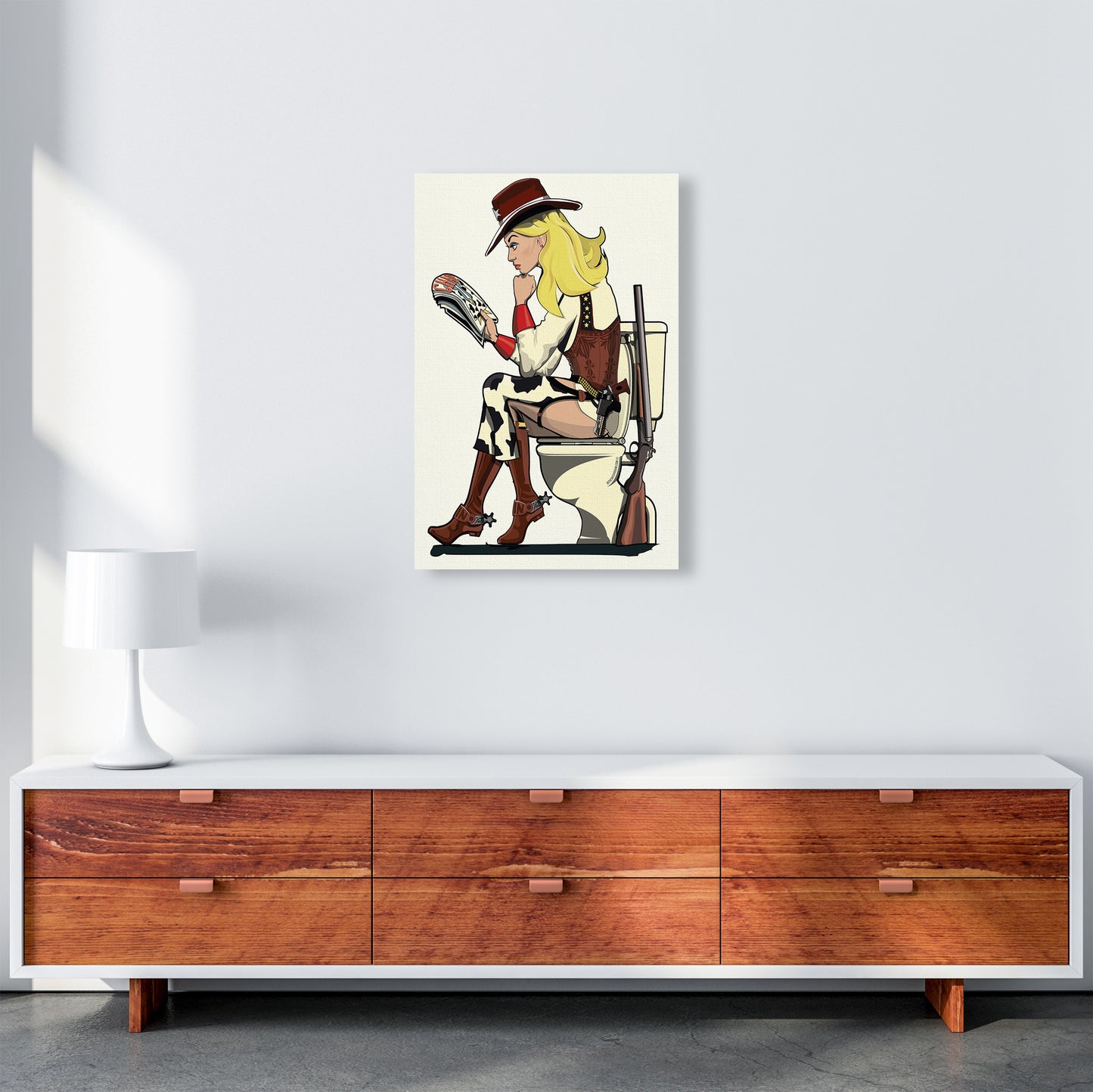 Cowgirl by Wyatt9 A2 Canvas