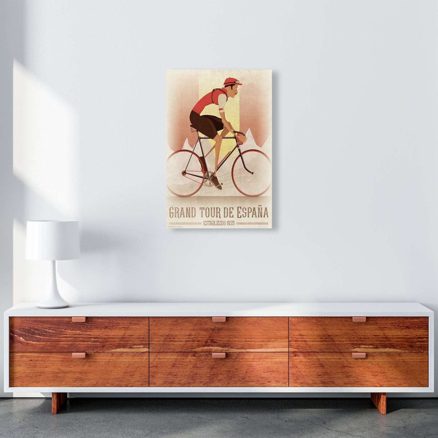 Vintage Spanish Tour by Wyatt9 A2 Canvas