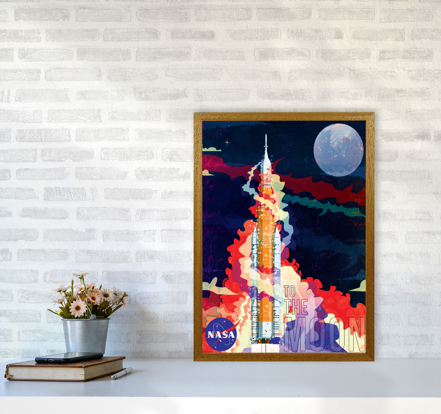 SLS Retro Print by Wyatt9 A2 Print Only