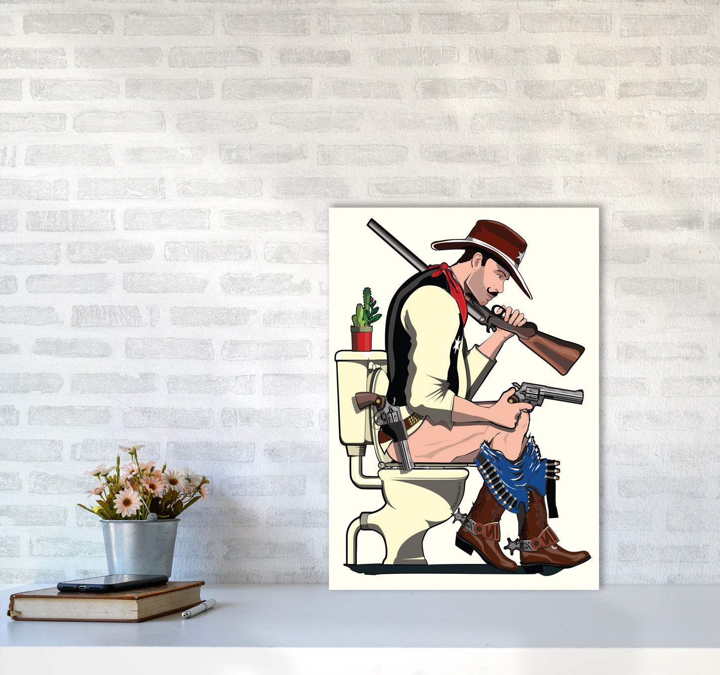 Cowboy by Wyatt9 A2 Black Frame