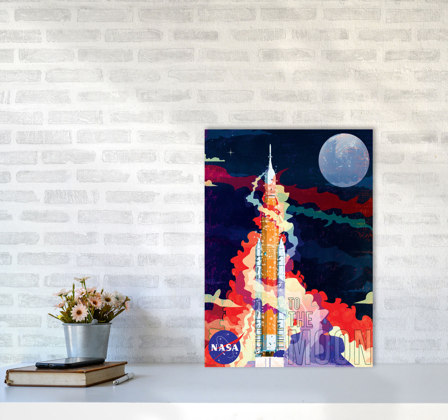 SLS Retro Print by Wyatt9 A2 Black Frame