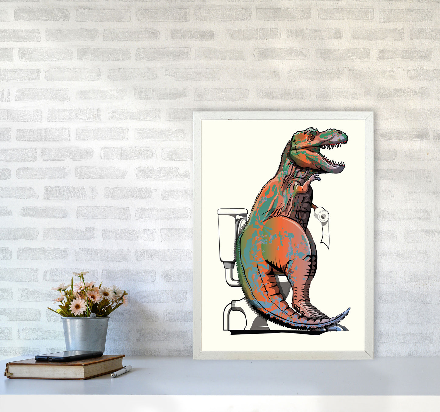 Trex Toilet Bathroom by Wyatt9 A2 Oak Frame