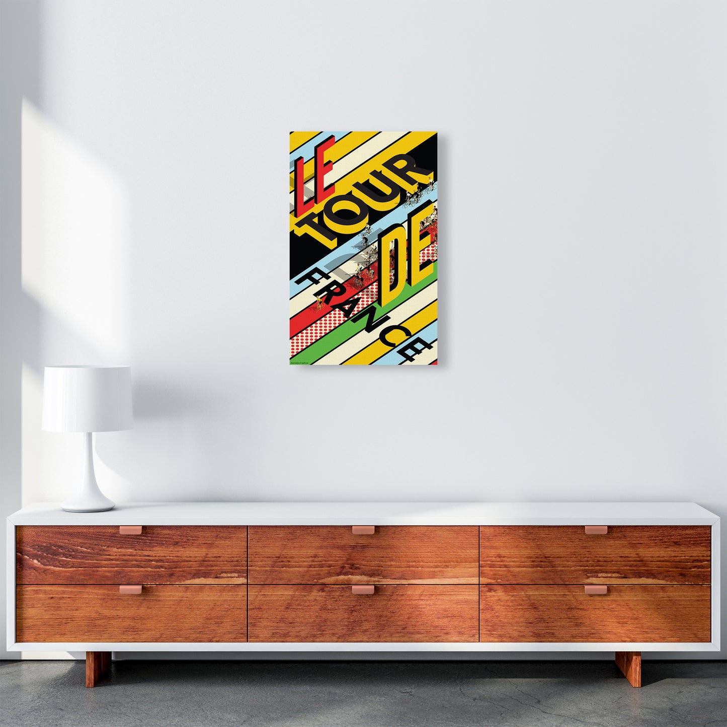 TDF Isometric by Wyatt9 A3 Canvas