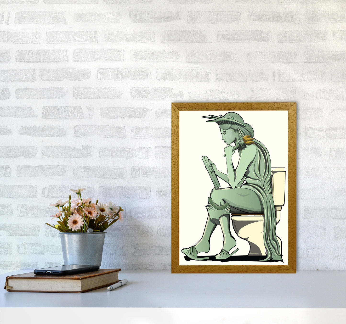 Statue of Liberty Loo by Wyatt9 A3 Print Only