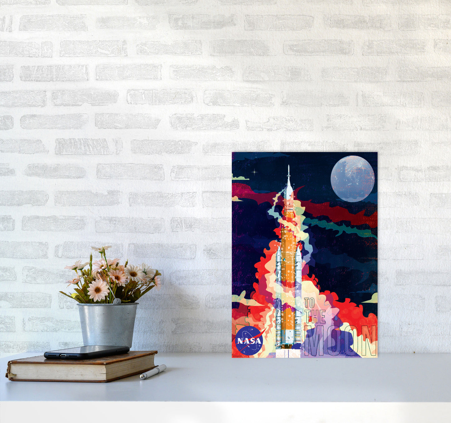 SLS Retro Print by Wyatt9 A3 Black Frame