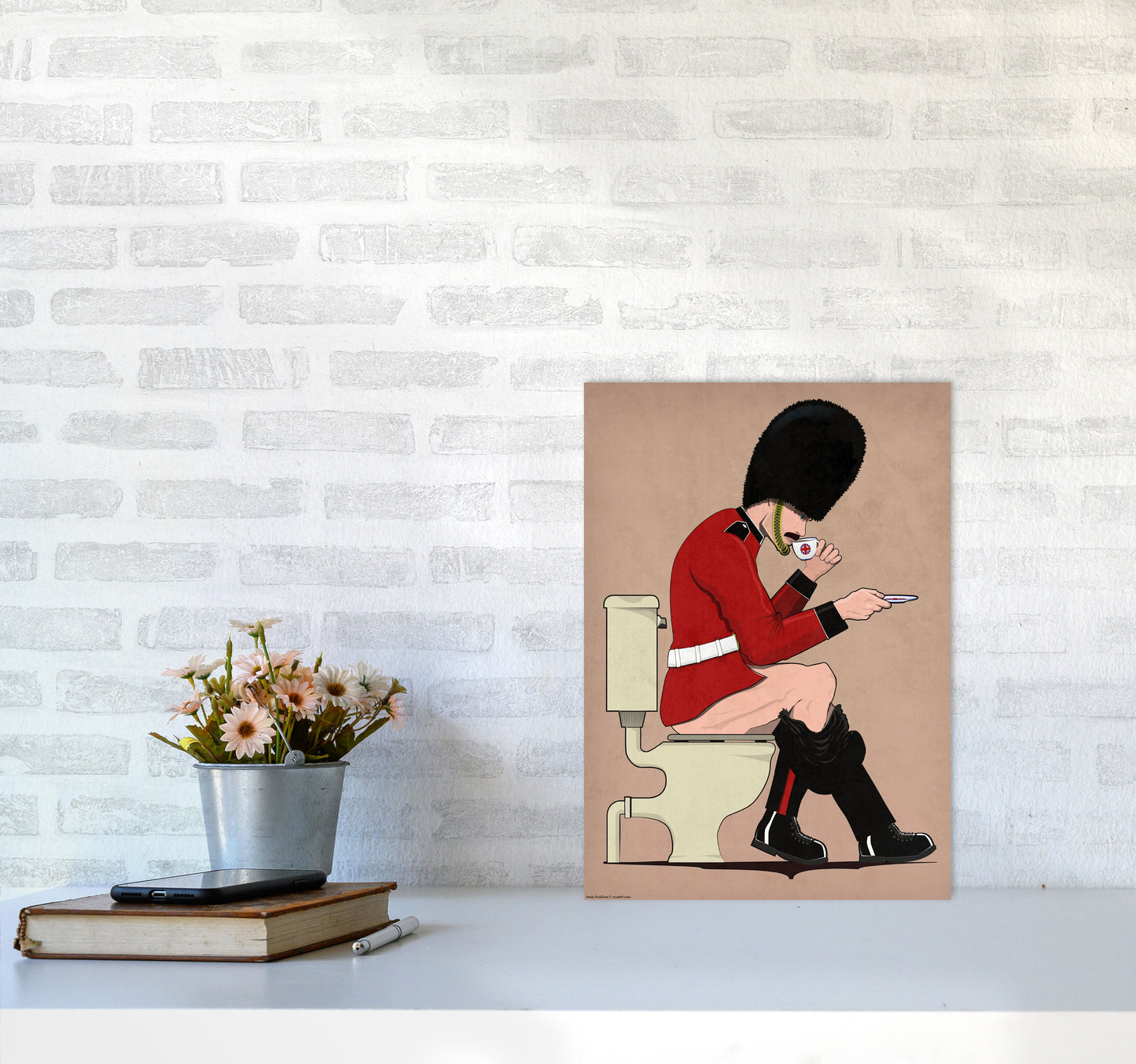 Soldier by Wyatt9 A3 Black Frame