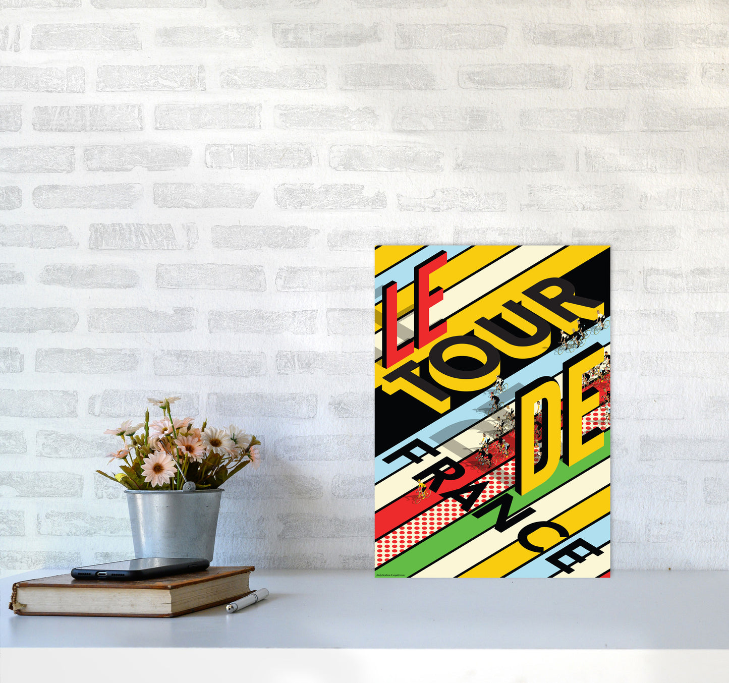 TDF Isometric by Wyatt9 A3 Black Frame