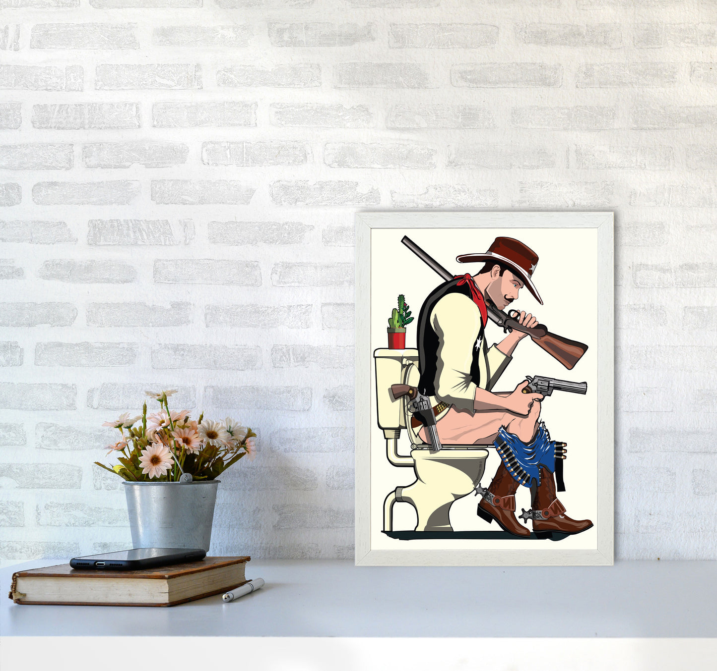Cowboy by Wyatt9 A3 Oak Frame