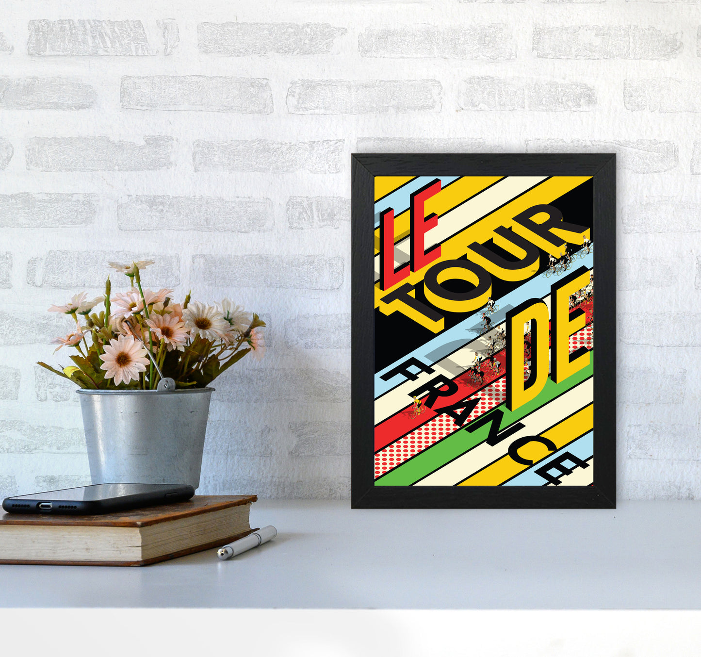 TDF Isometric by Wyatt9 A4 White Frame