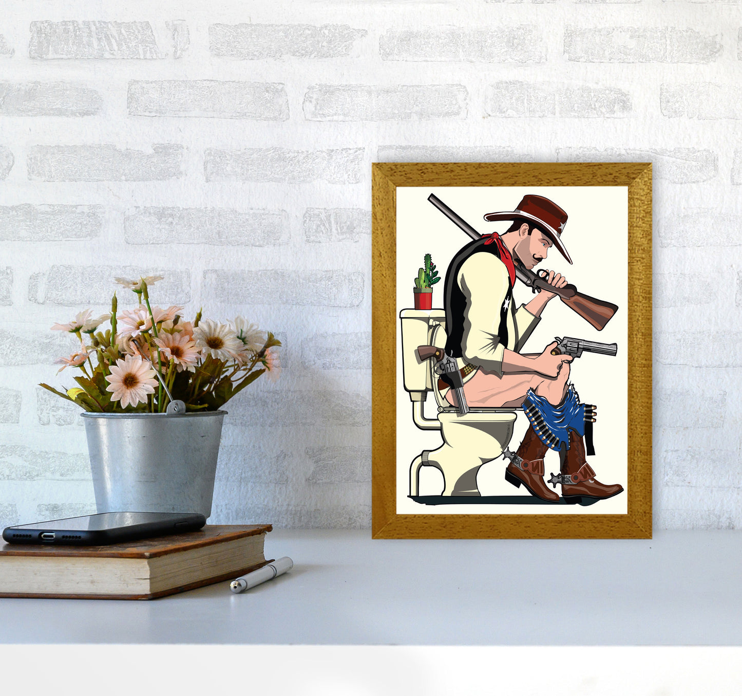 Cowboy by Wyatt9 A4 Print Only