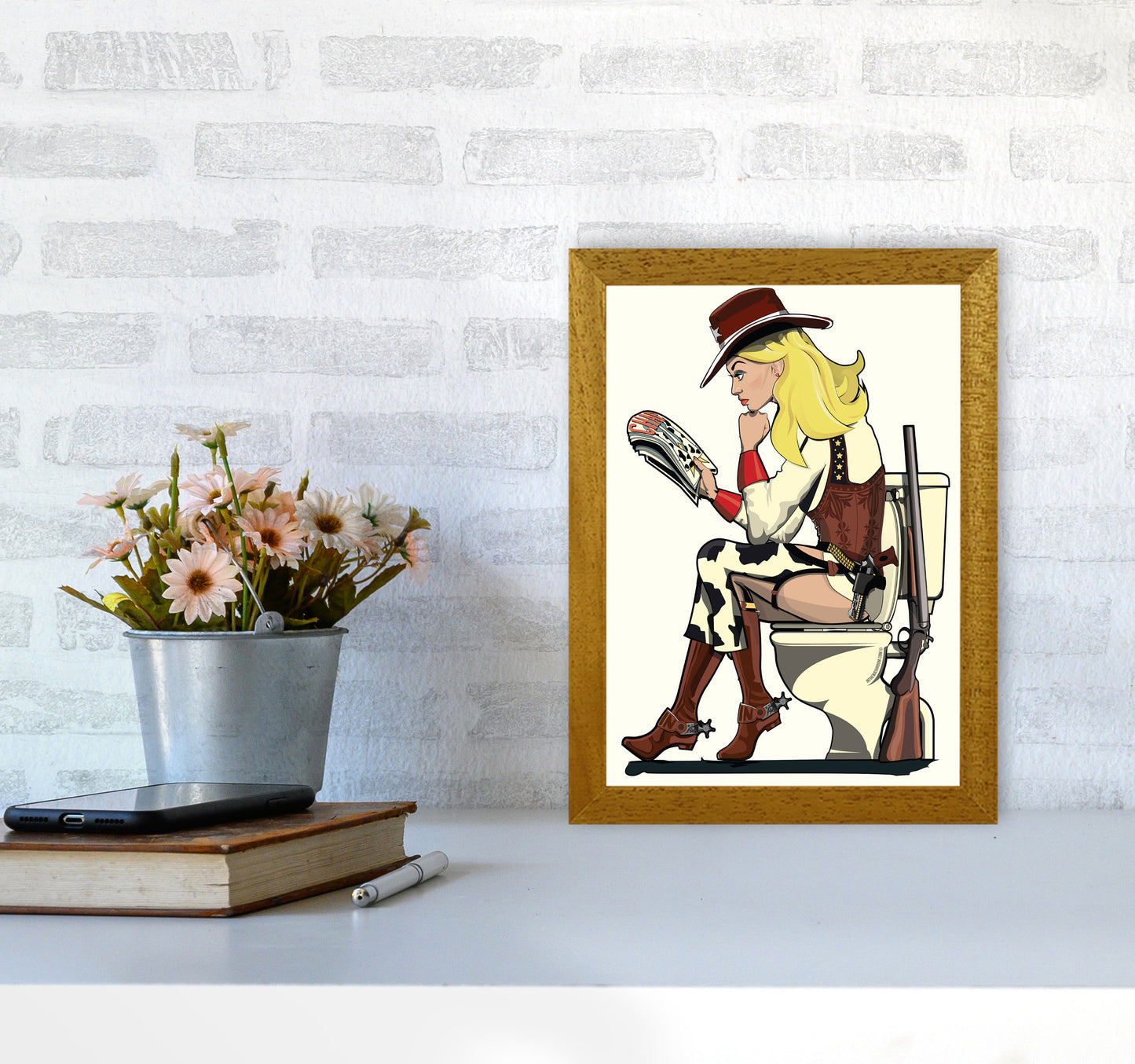 Cowgirl by Wyatt9 A4 Print Only