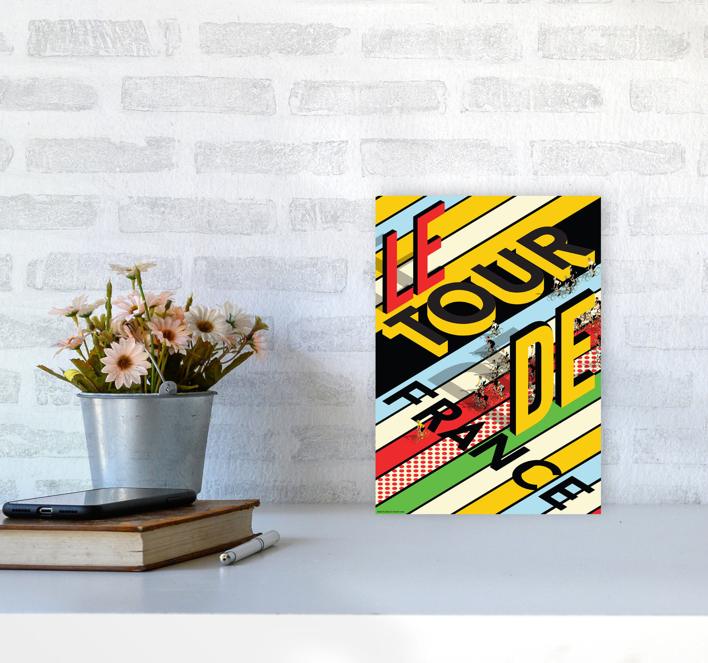 TDF Isometric by Wyatt9 A4 Black Frame
