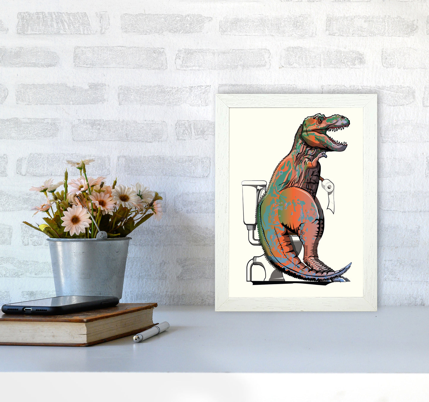 Trex Toilet Bathroom by Wyatt9 A4 Oak Frame