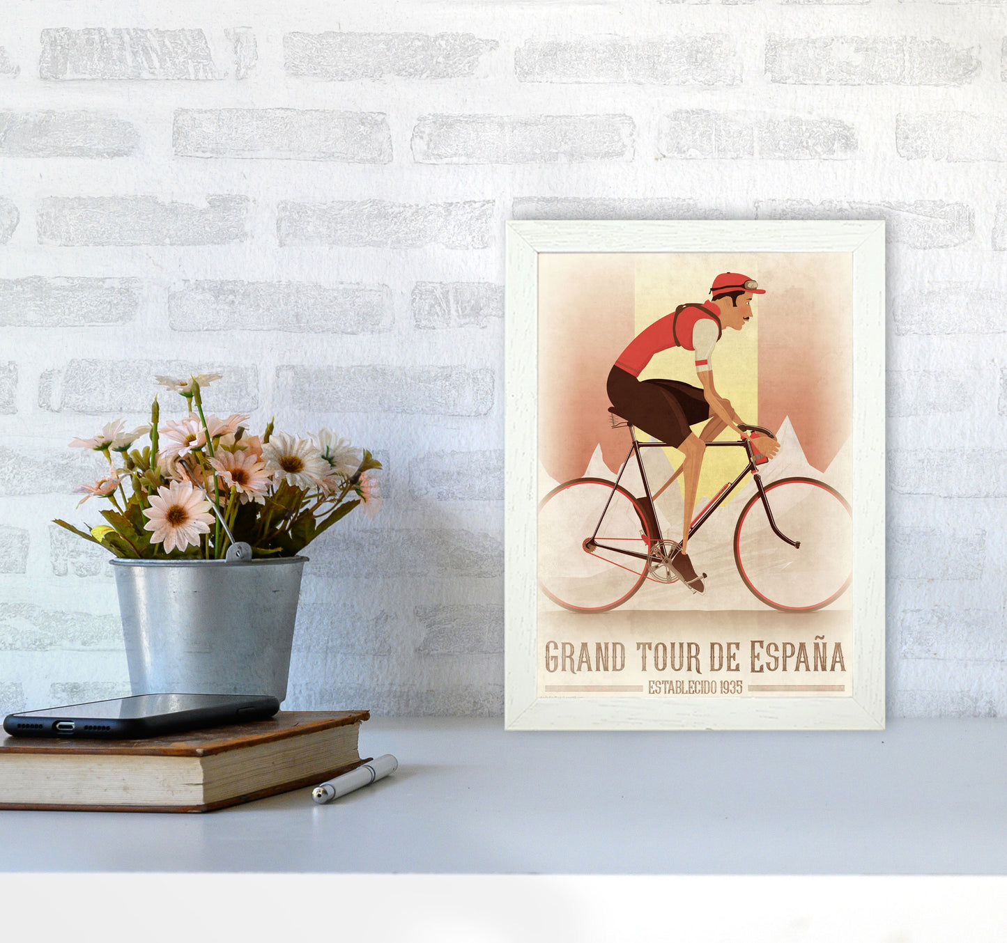 Vintage Spanish Tour by Wyatt9 A4 Oak Frame