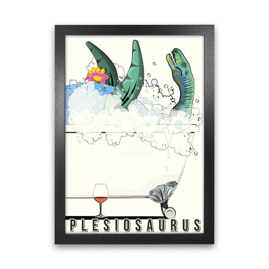 Swimming Dino by Wyatt9 Black Grain