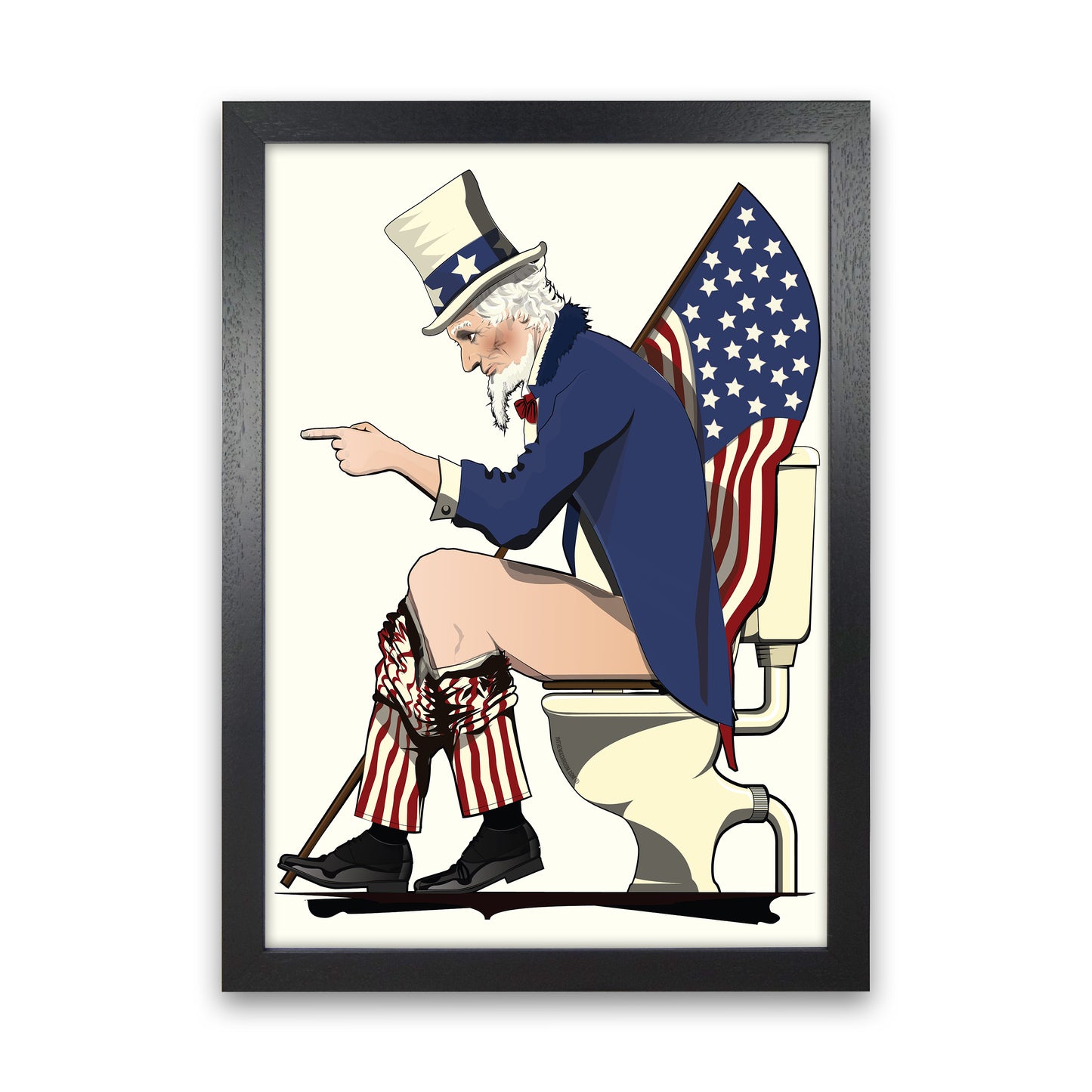 Uncle Sam loo by Wyatt9 Black Grain