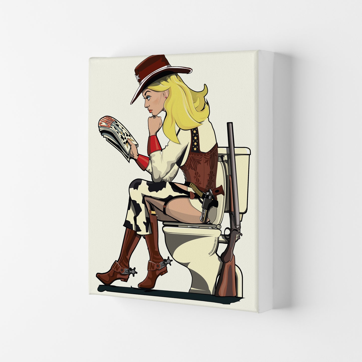 Cowgirl by Wyatt9 Canvas