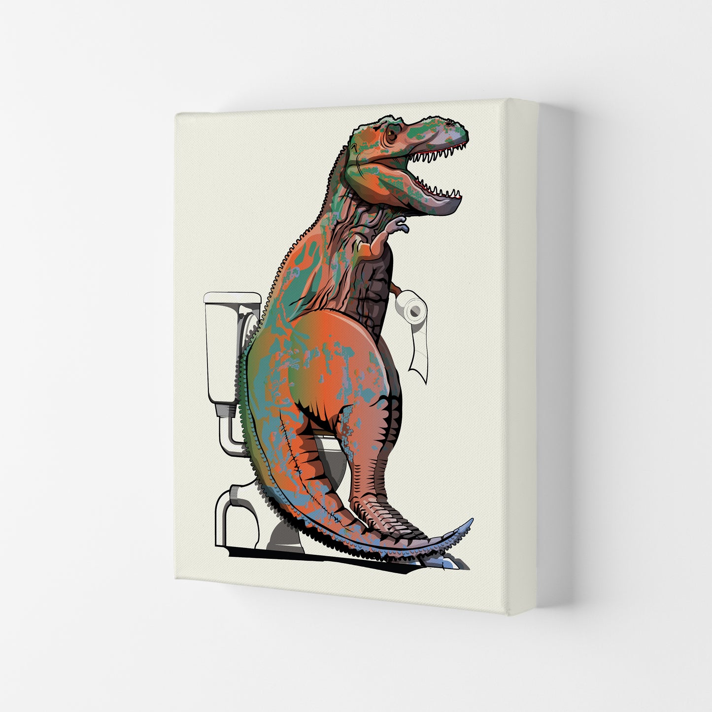 Trex Toilet Bathroom by Wyatt9 Canvas